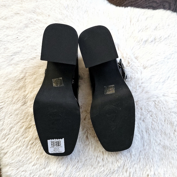 Free People Ruby Strappy Black Patent Leather Mary Jane Platform Pumps - Picture 8 of 11